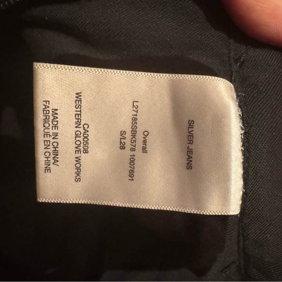 Black Denim Overalls - Picture 5 of 5